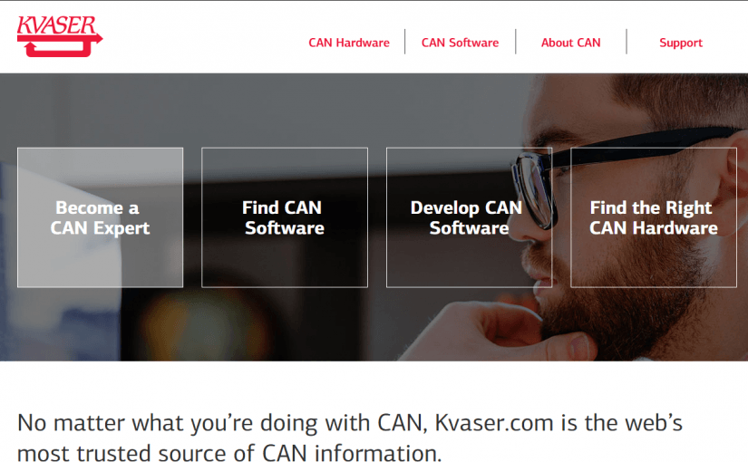 Kvaser’s website gets more than a new look