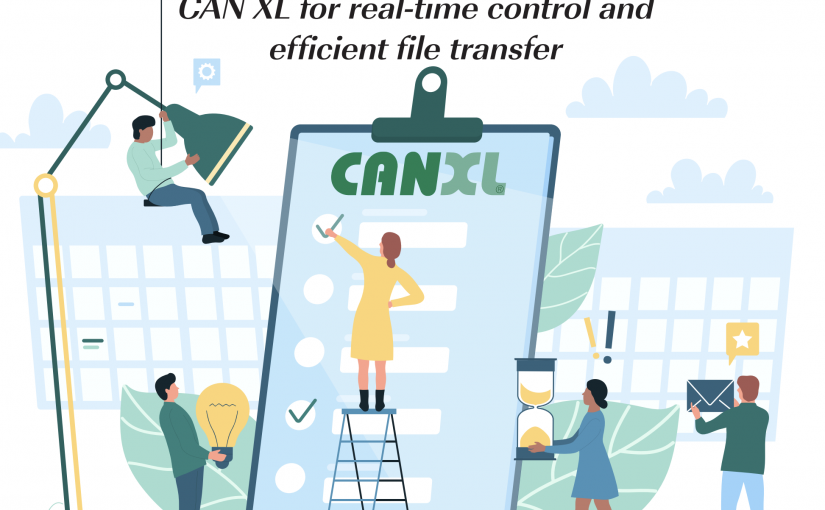 CAN XL for real-time control and efficient file transfer